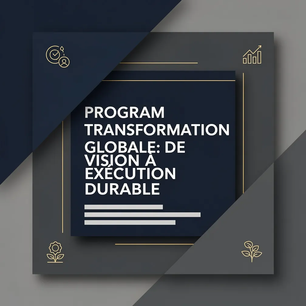 Program Transformation Globale: De Vision à Exécution Durable